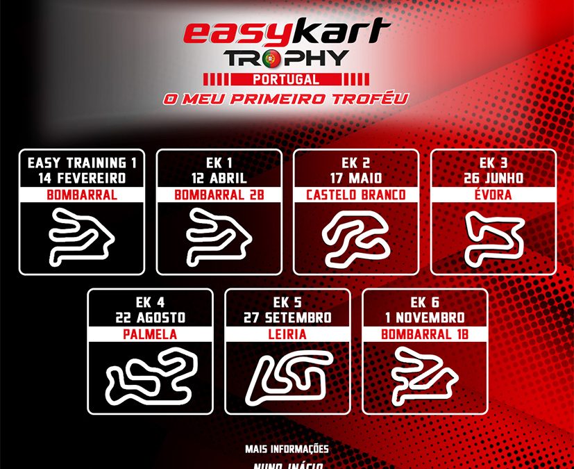 Easykart 2026: Calendário